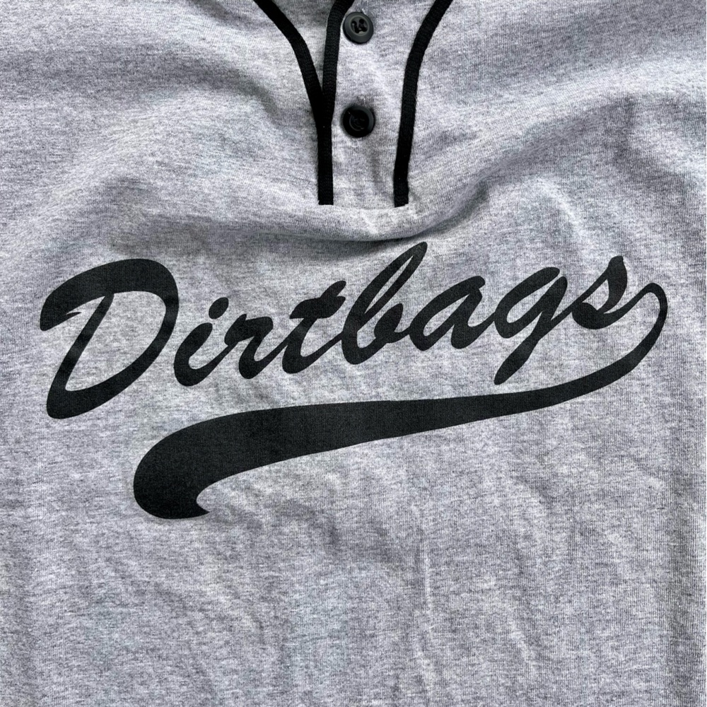 Long Beach State Dirtbags Baseball Shirt Badger Sports 2XL Gray - Picture 6 of 6